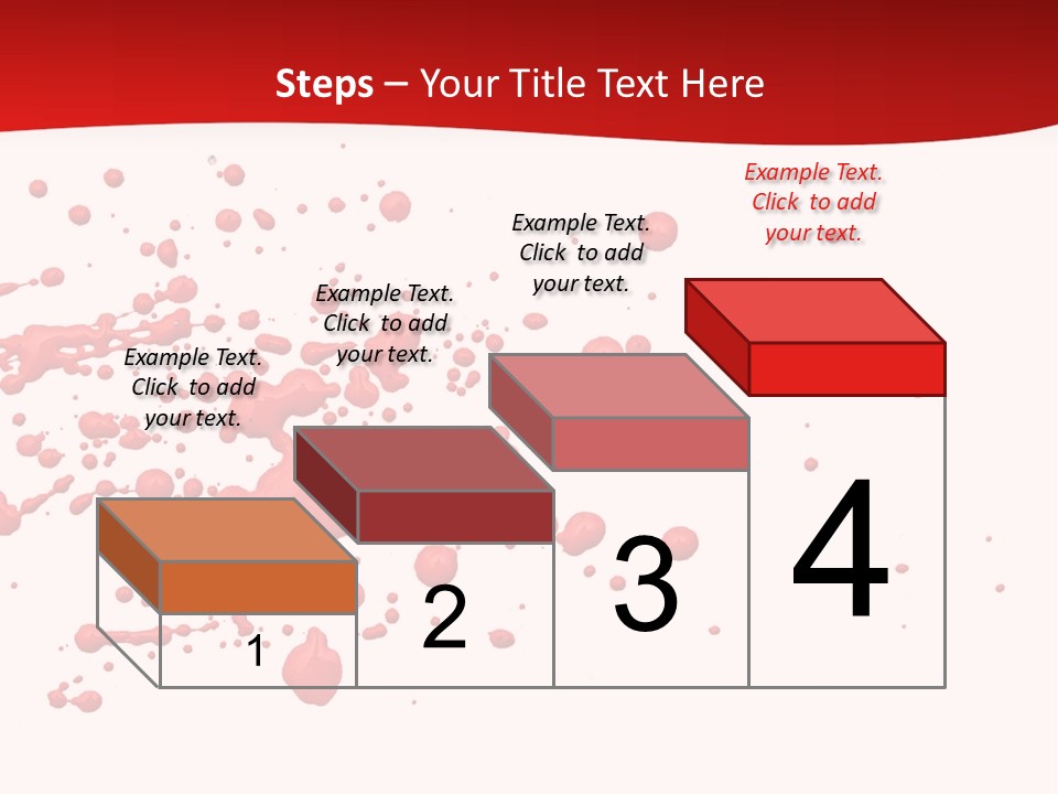 Stain Blood Blot PowerPoint Template