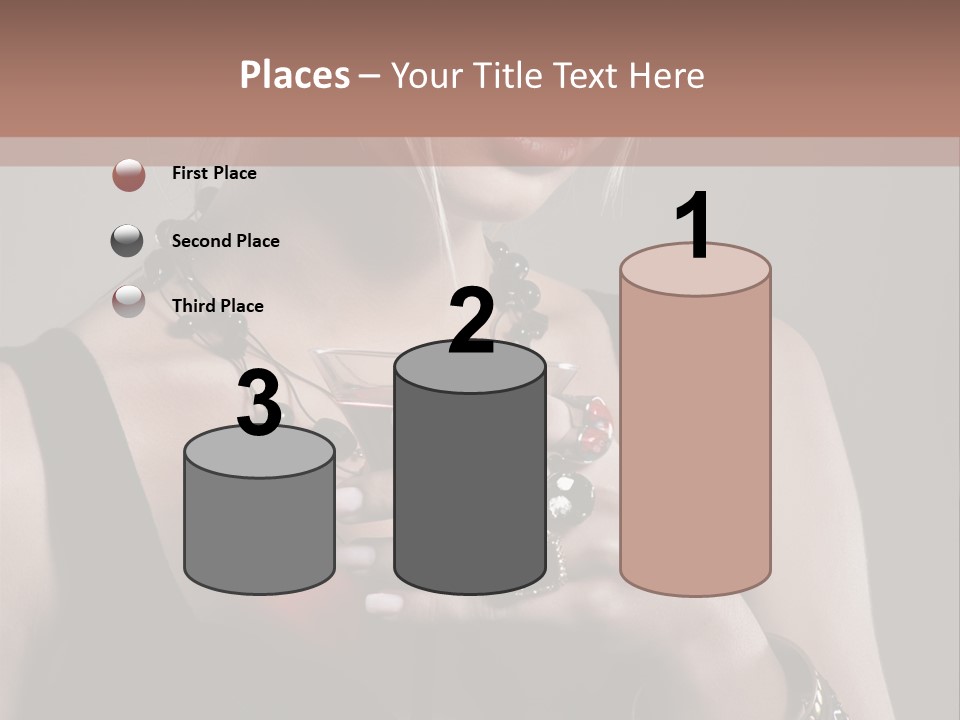 Heart Mascara  PowerPoint Template