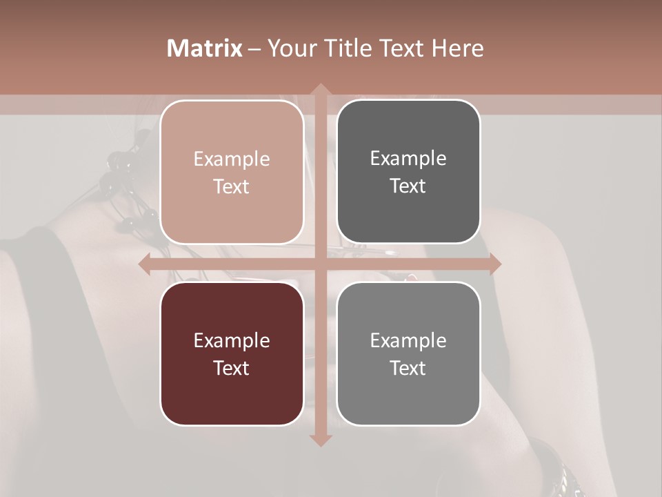 Heart Mascara  PowerPoint Template