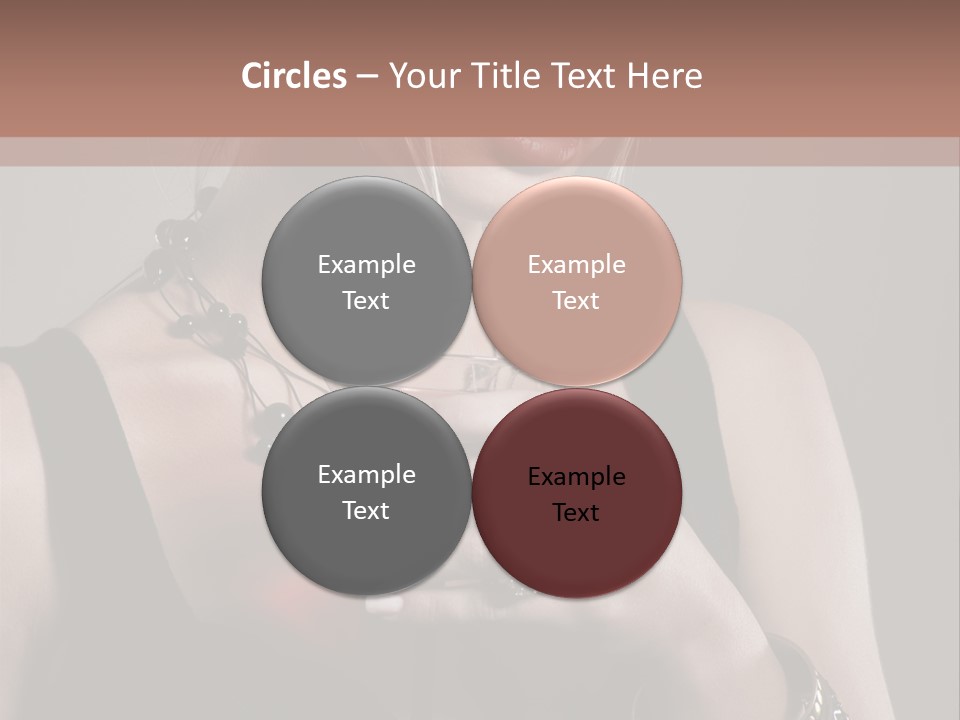 Heart Mascara  PowerPoint Template