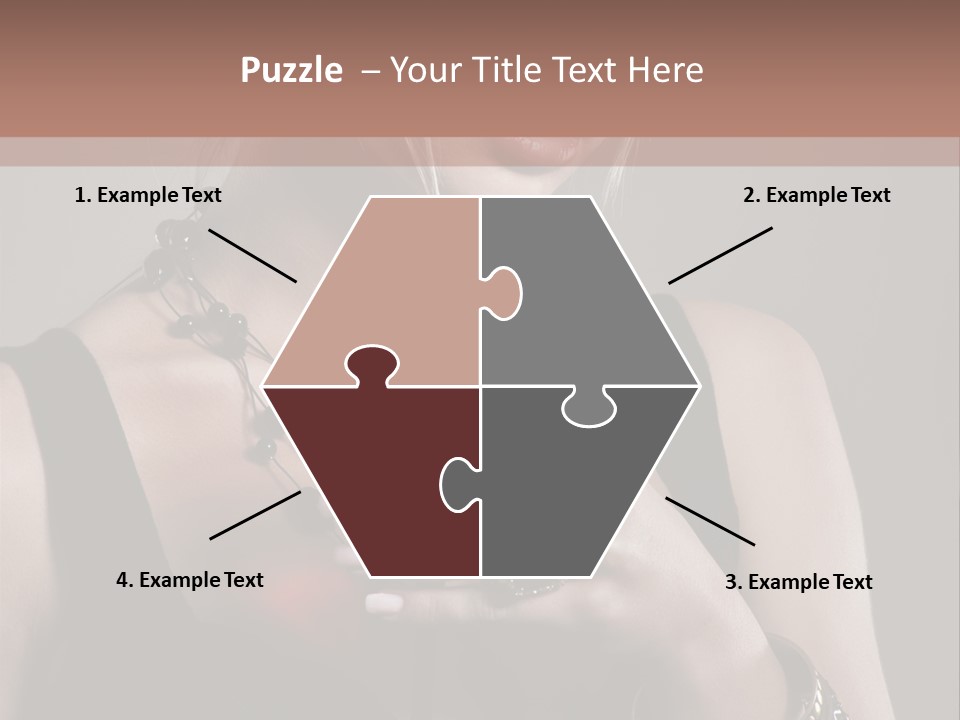 Heart Mascara  PowerPoint Template