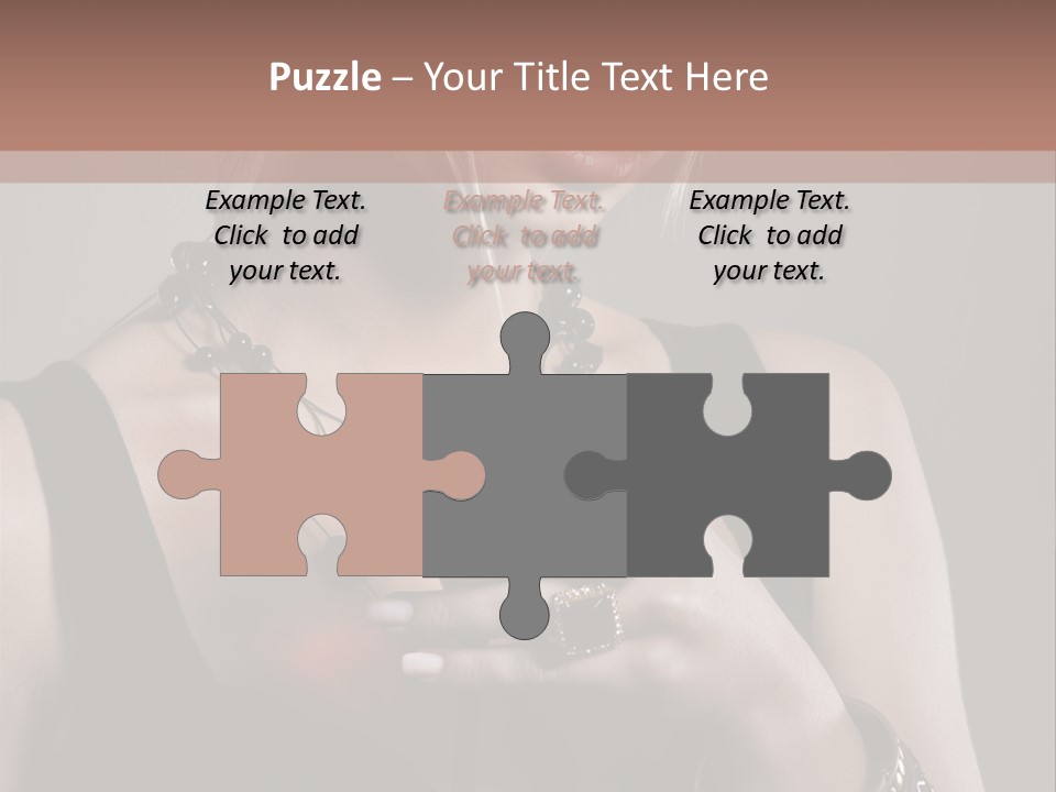 Heart Mascara  PowerPoint Template