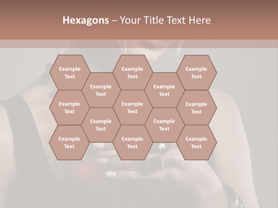 Heart Mascara  PowerPoint Template