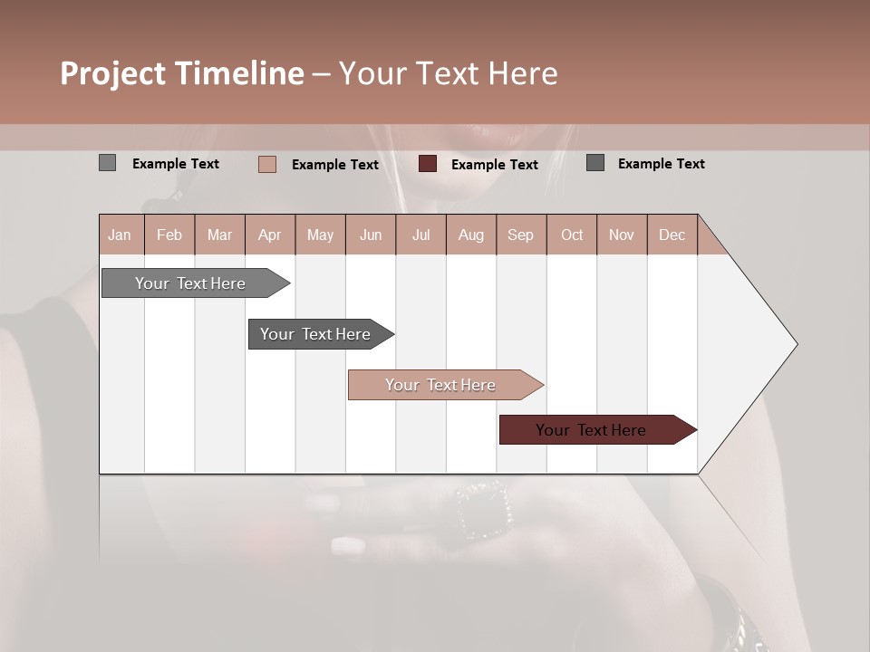 Heart Mascara  PowerPoint Template