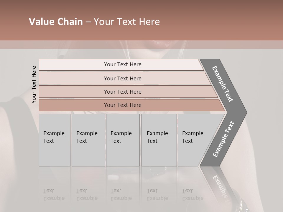 Heart Mascara  PowerPoint Template
