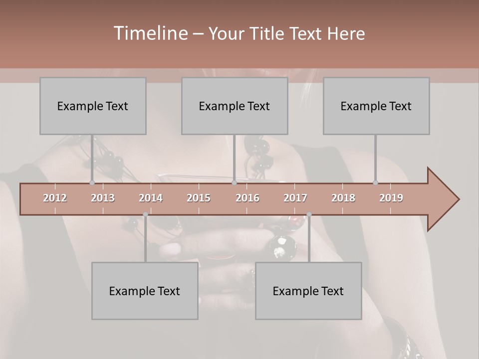 Heart Mascara  PowerPoint Template