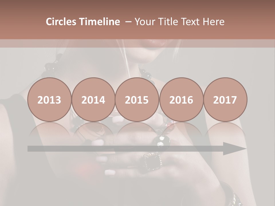 Heart Mascara  PowerPoint Template