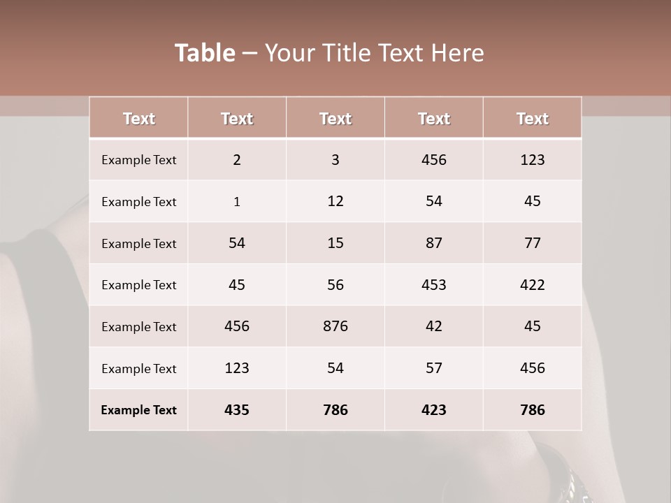 Heart Mascara  PowerPoint Template