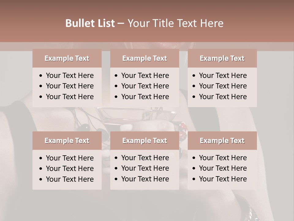 Heart Mascara  PowerPoint Template