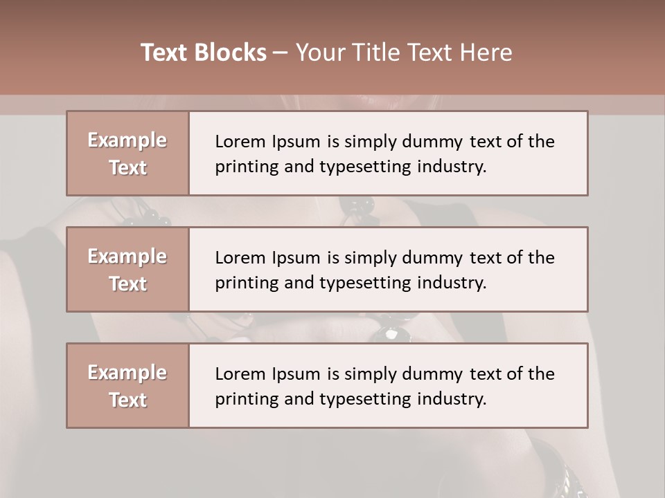 Heart Mascara  PowerPoint Template