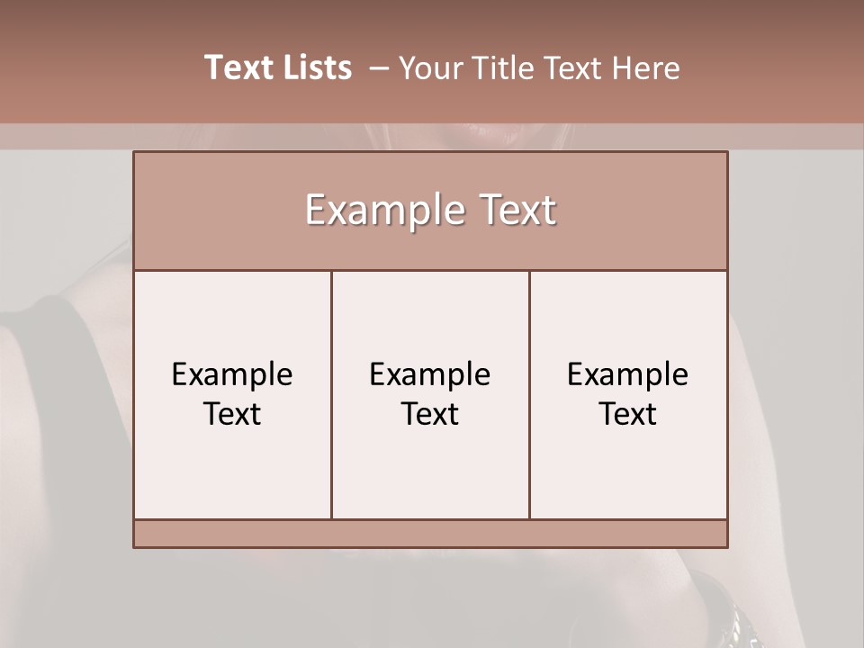 Heart Mascara  PowerPoint Template