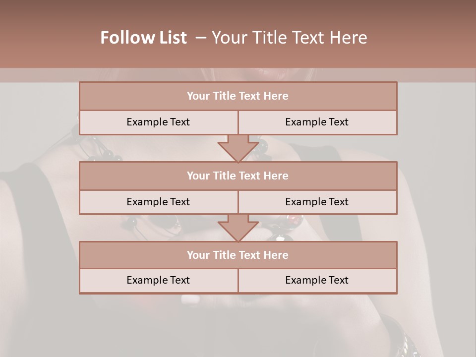 Heart Mascara  PowerPoint Template