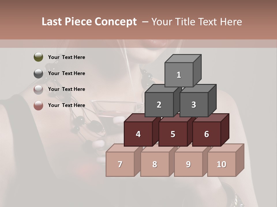 Heart Mascara  PowerPoint Template