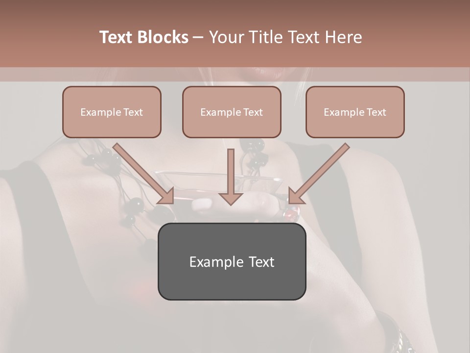 Heart Mascara  PowerPoint Template