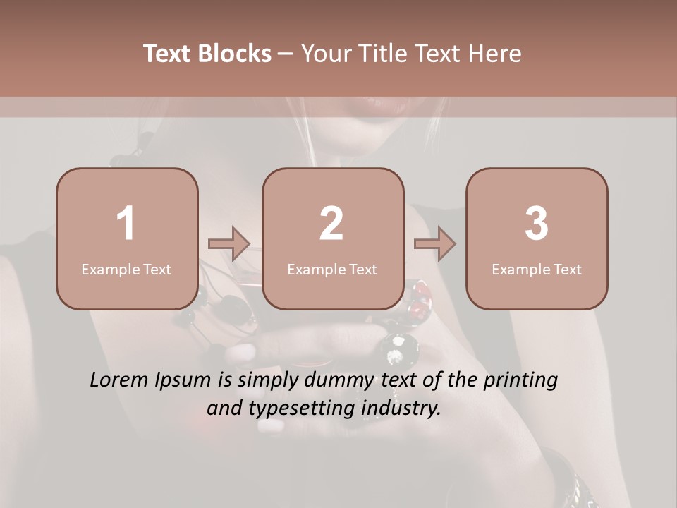 Heart Mascara  PowerPoint Template