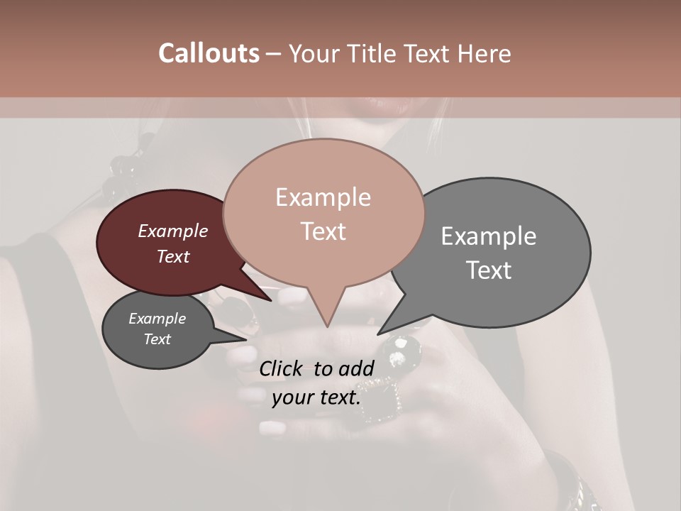 Heart Mascara  PowerPoint Template