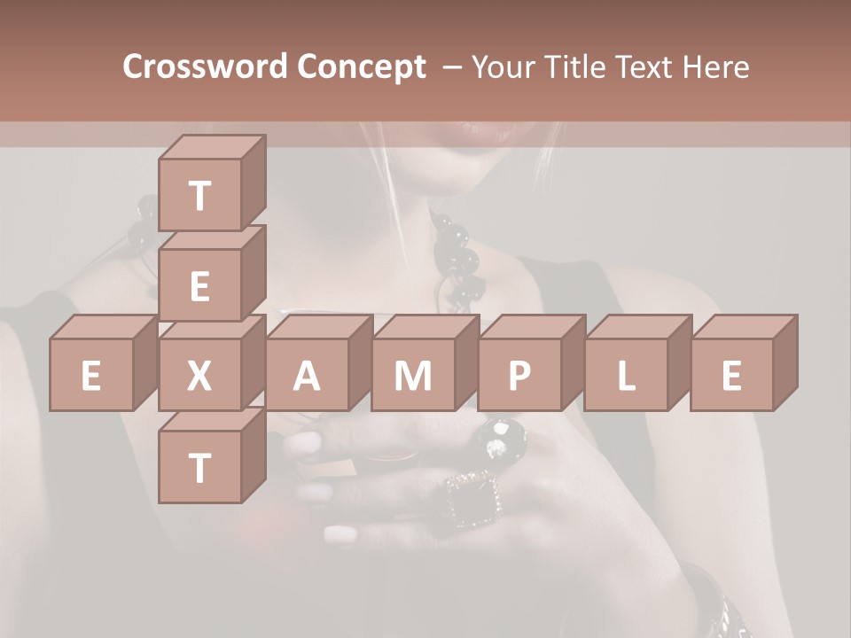 Heart Mascara  PowerPoint Template