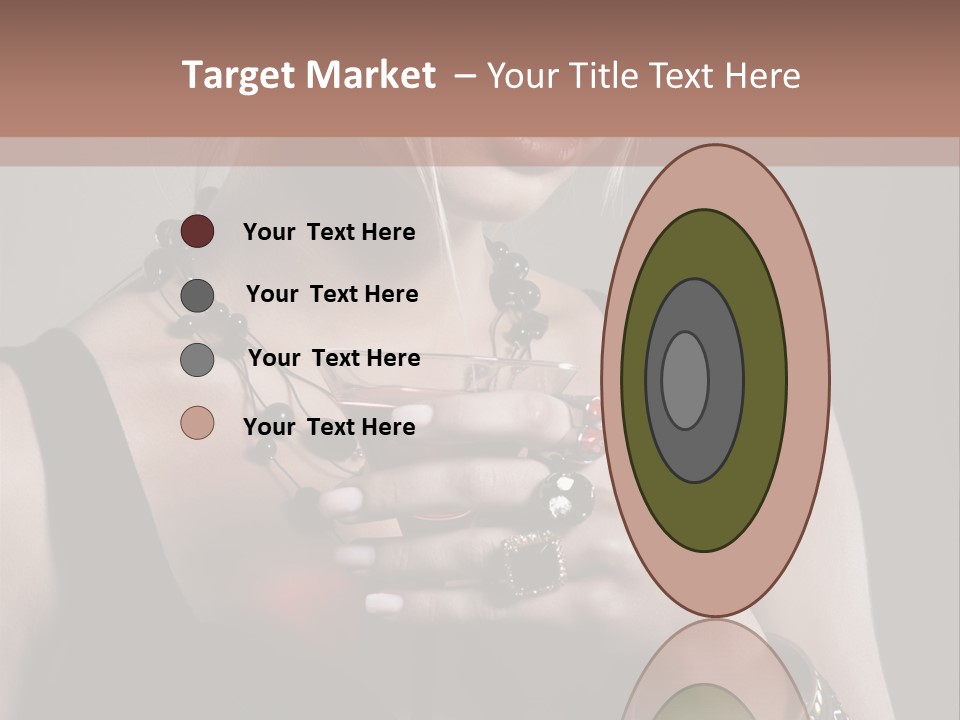 Heart Mascara  PowerPoint Template