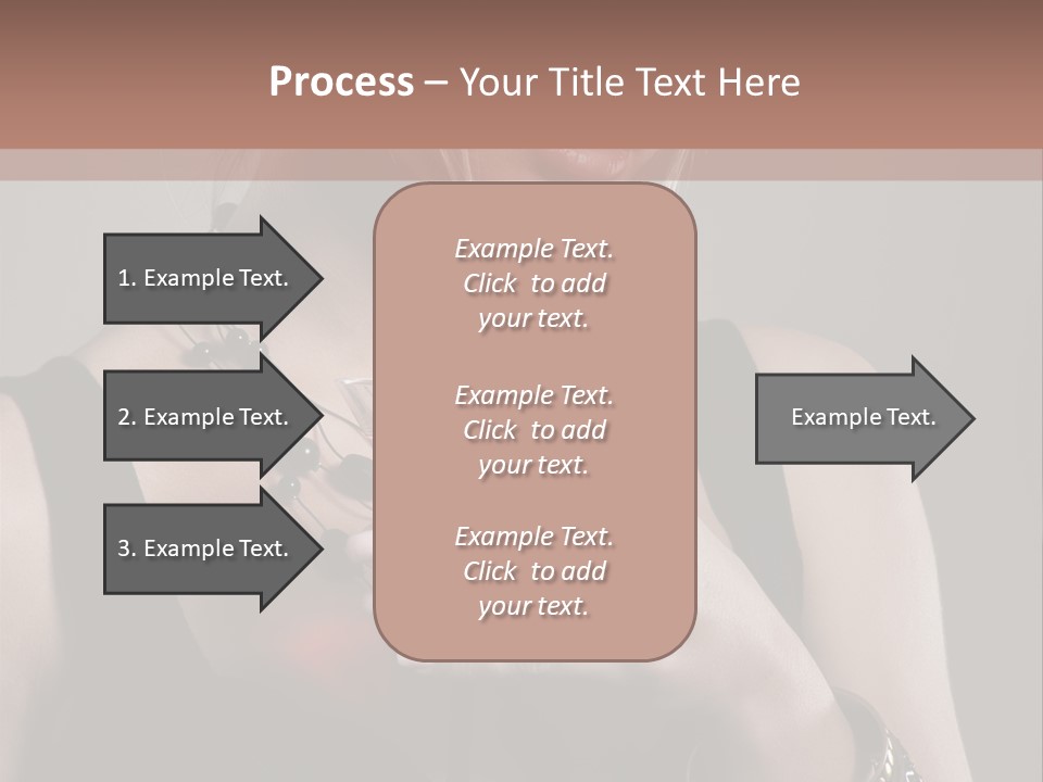Heart Mascara  PowerPoint Template