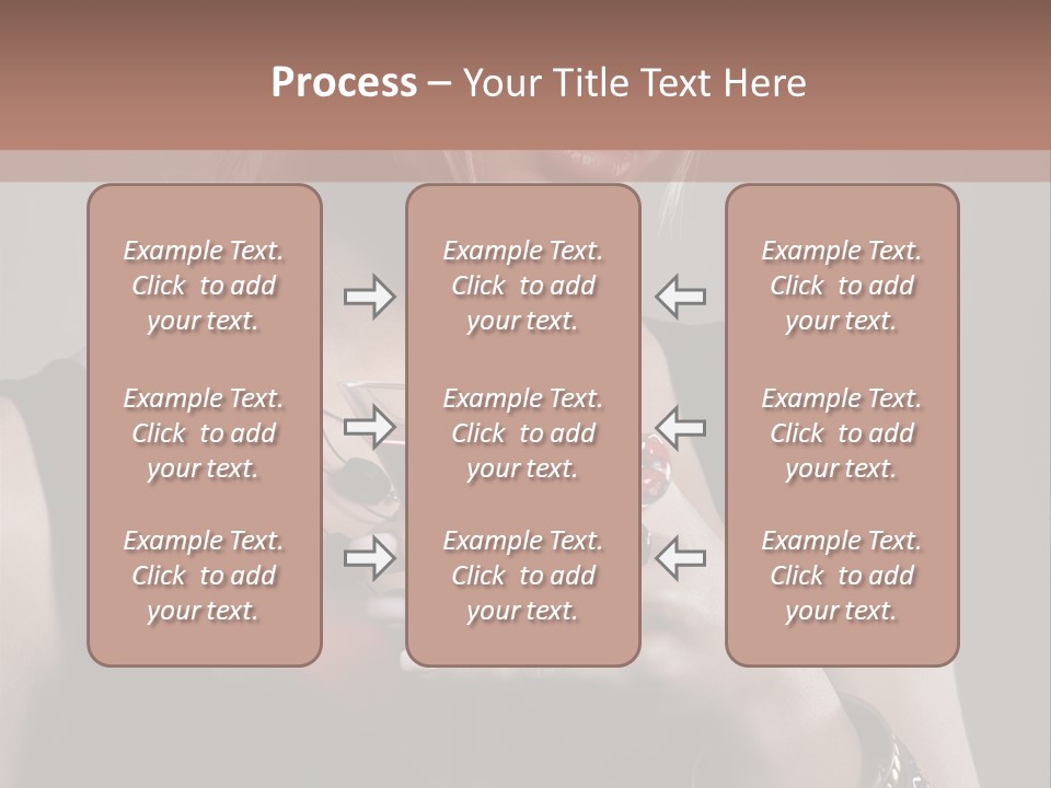 Heart Mascara  PowerPoint Template