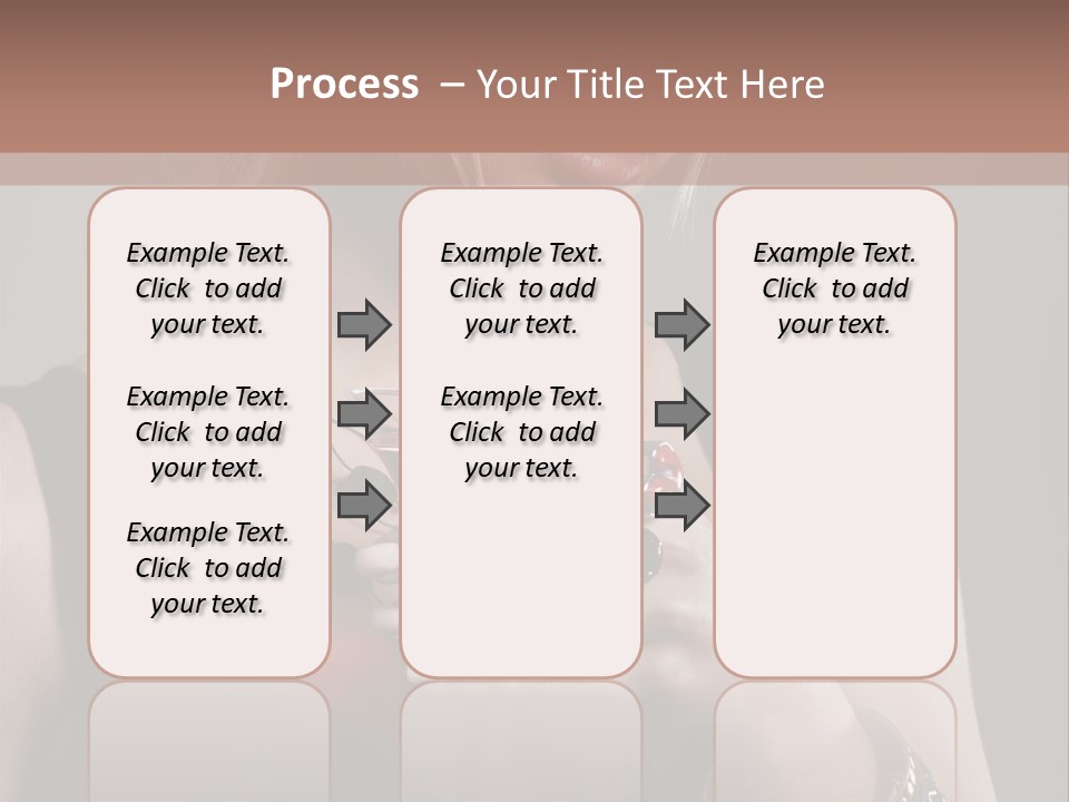 Heart Mascara  PowerPoint Template