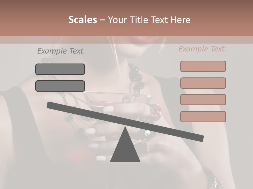 Heart Mascara  PowerPoint Template