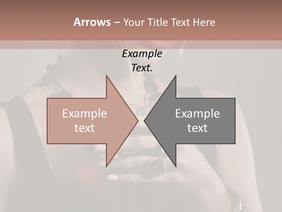 Heart Mascara  PowerPoint Template