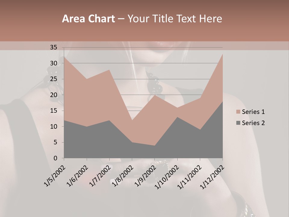 Heart Mascara  PowerPoint Template