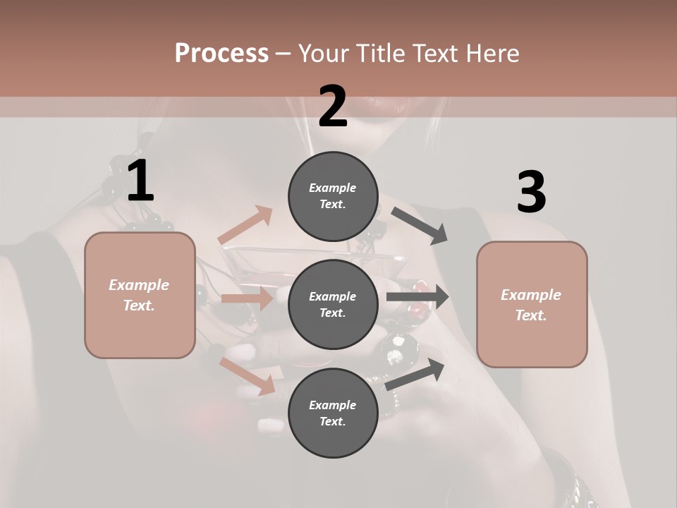 Heart Mascara  PowerPoint Template
