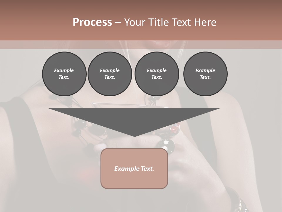 Heart Mascara  PowerPoint Template