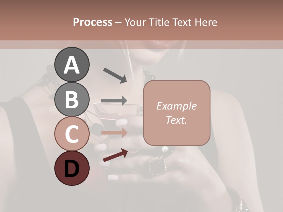 Heart Mascara  PowerPoint Template