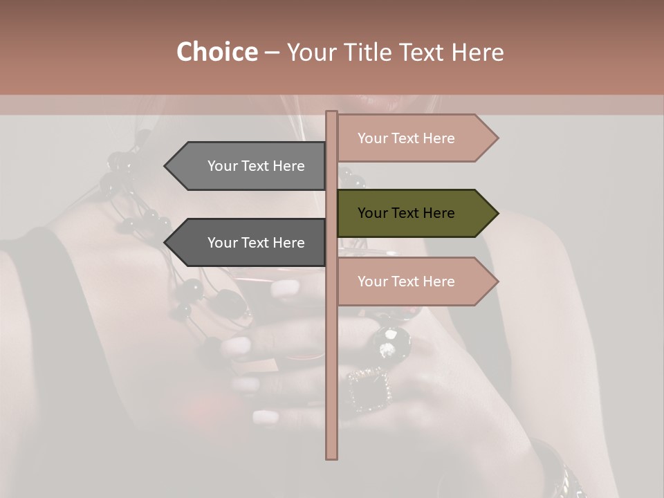 Heart Mascara  PowerPoint Template