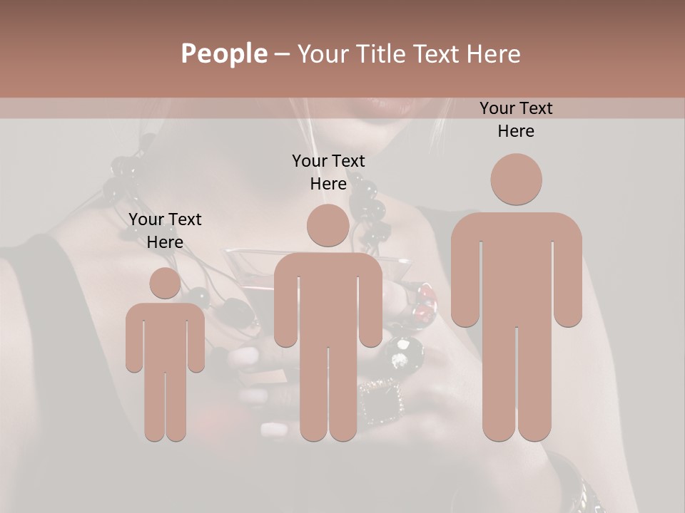 Heart Mascara  PowerPoint Template