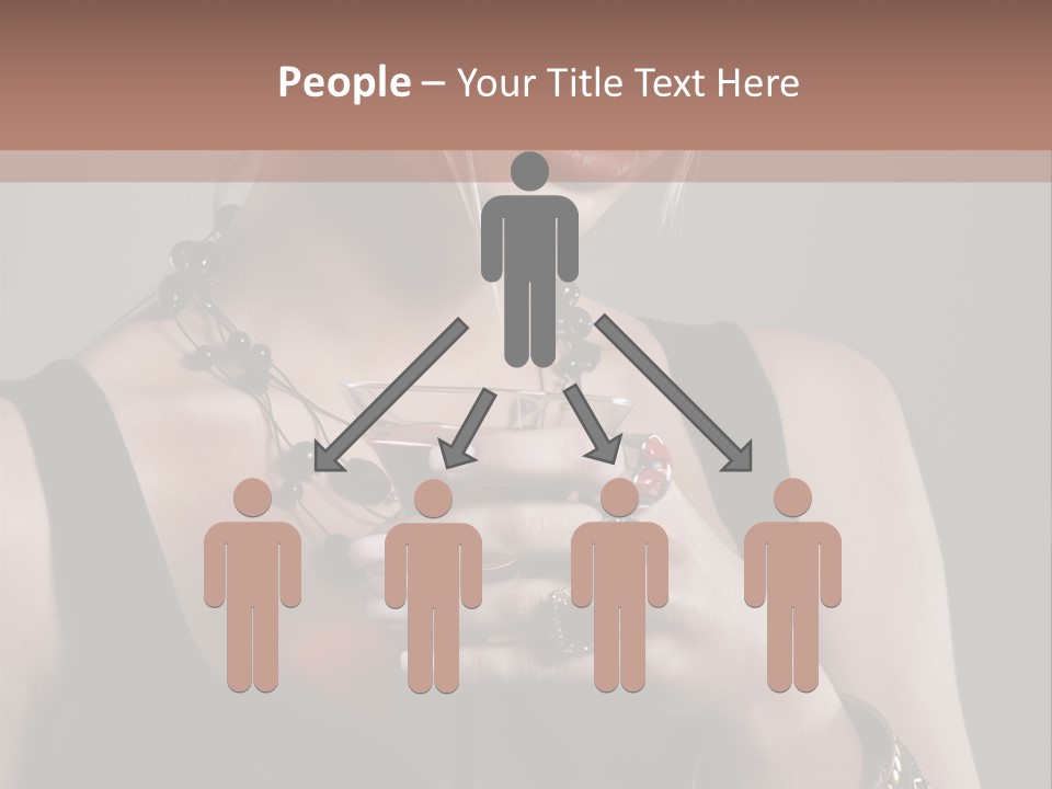 Heart Mascara  PowerPoint Template