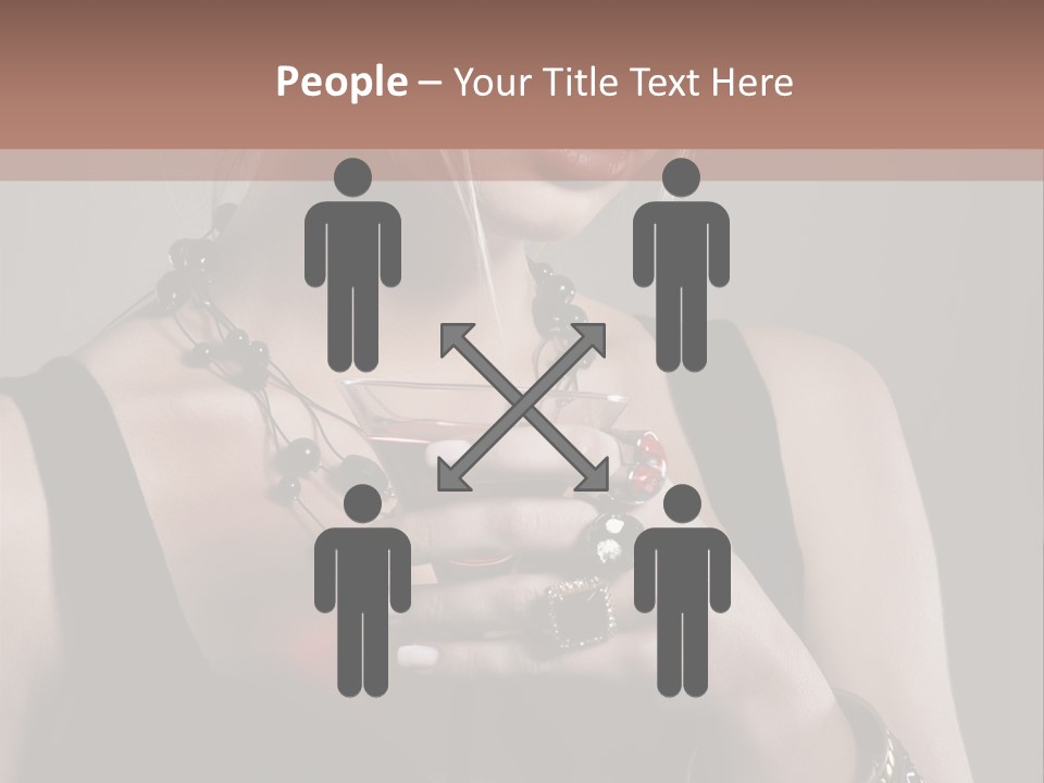 Heart Mascara  PowerPoint Template