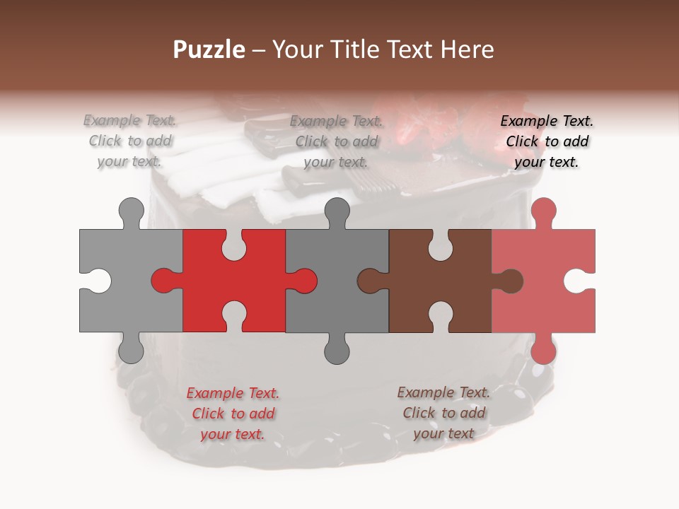 Gourmet Valentine Flower PowerPoint Template