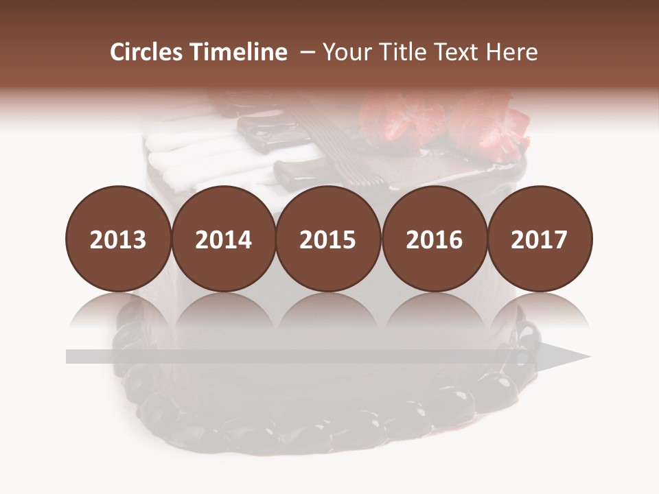 Gourmet Valentine Flower PowerPoint Template