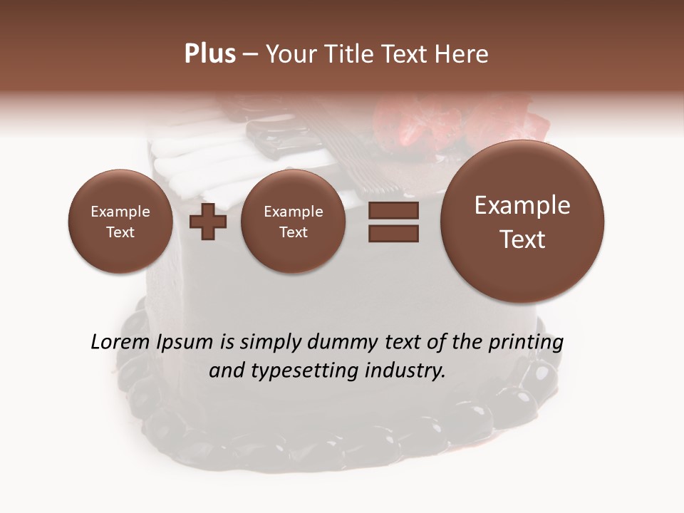Gourmet Valentine Flower PowerPoint Template