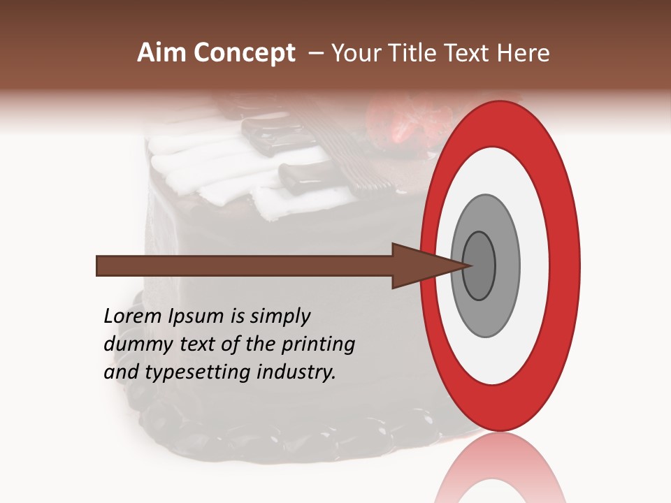 Gourmet Valentine Flower PowerPoint Template