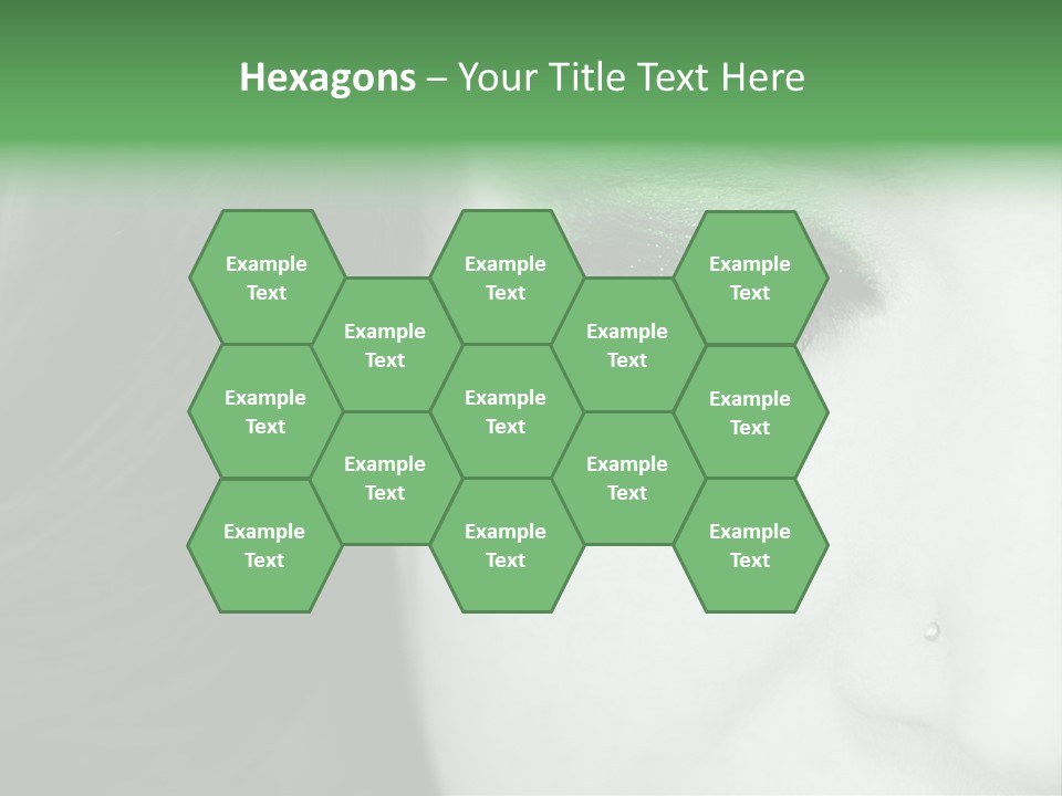 Portrait Woman Clean PowerPoint Template