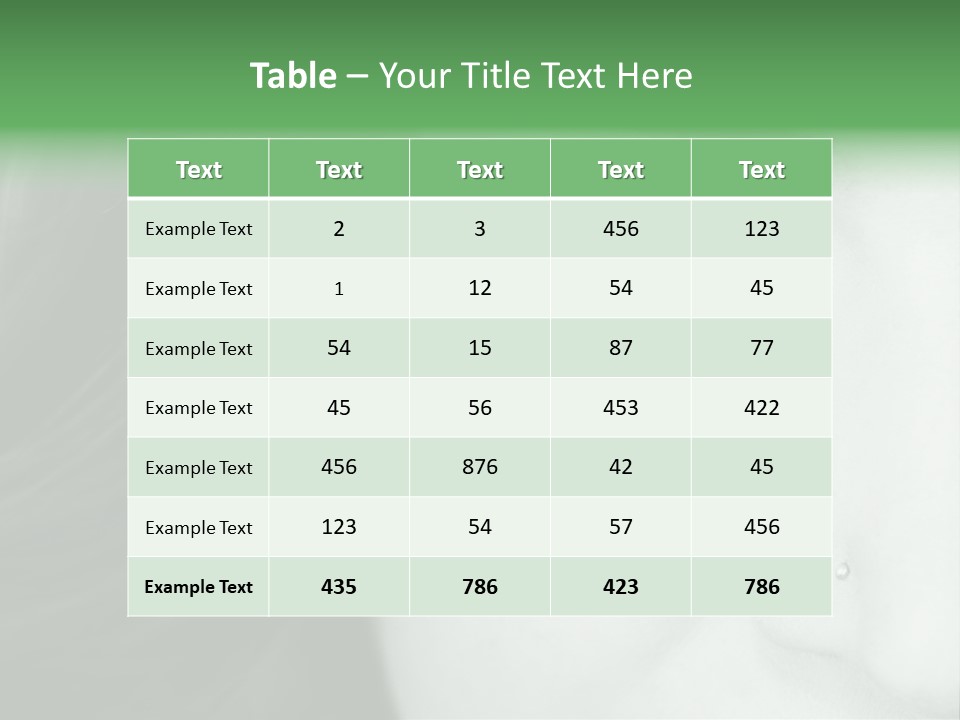 Portrait Woman Clean PowerPoint Template
