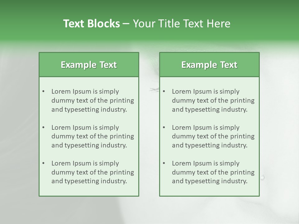 Portrait Woman Clean PowerPoint Template
