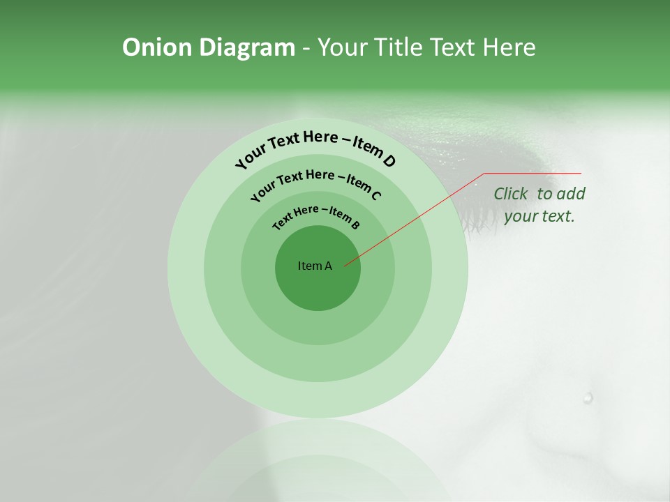 Portrait Woman Clean PowerPoint Template