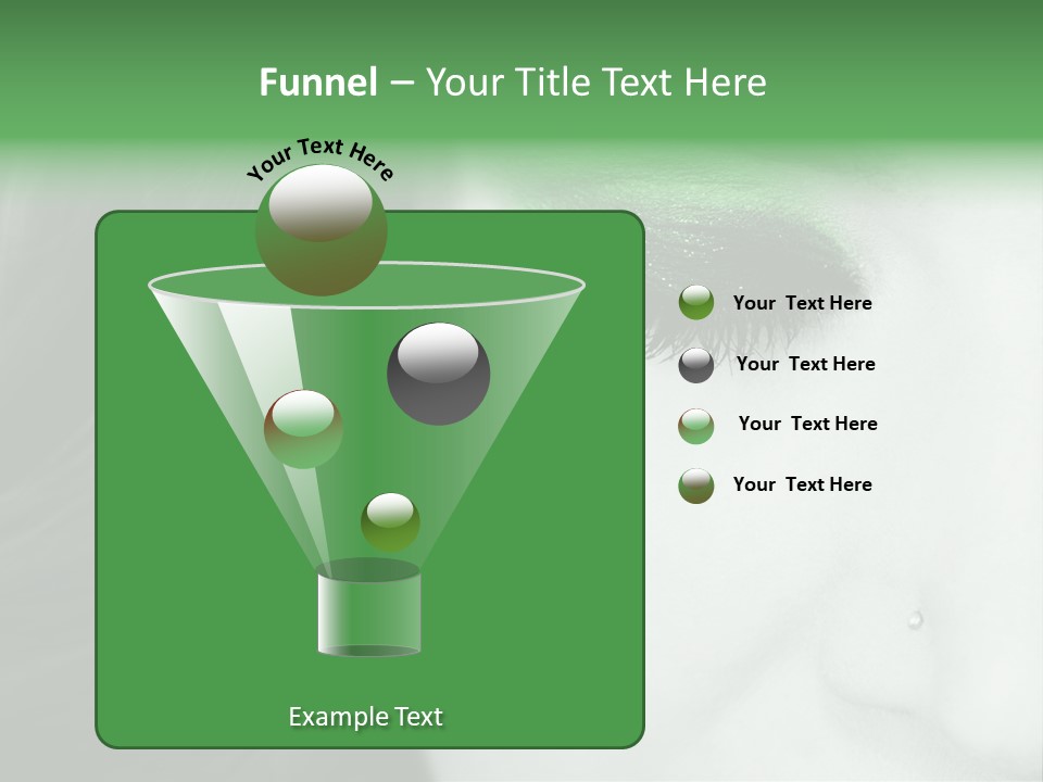 Portrait Woman Clean PowerPoint Template