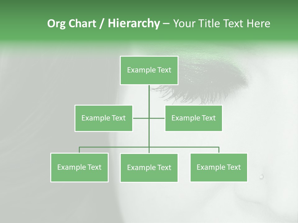 Portrait Woman Clean PowerPoint Template