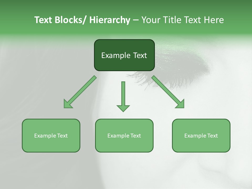 Portrait Woman Clean PowerPoint Template