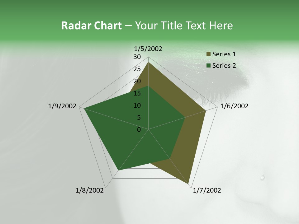 Portrait Woman Clean PowerPoint Template