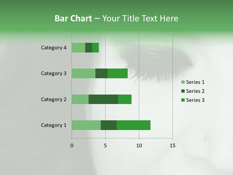 Portrait Woman Clean PowerPoint Template