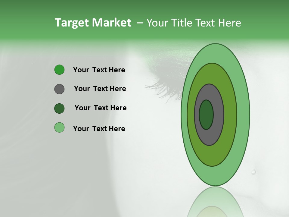 Portrait Woman Clean PowerPoint Template