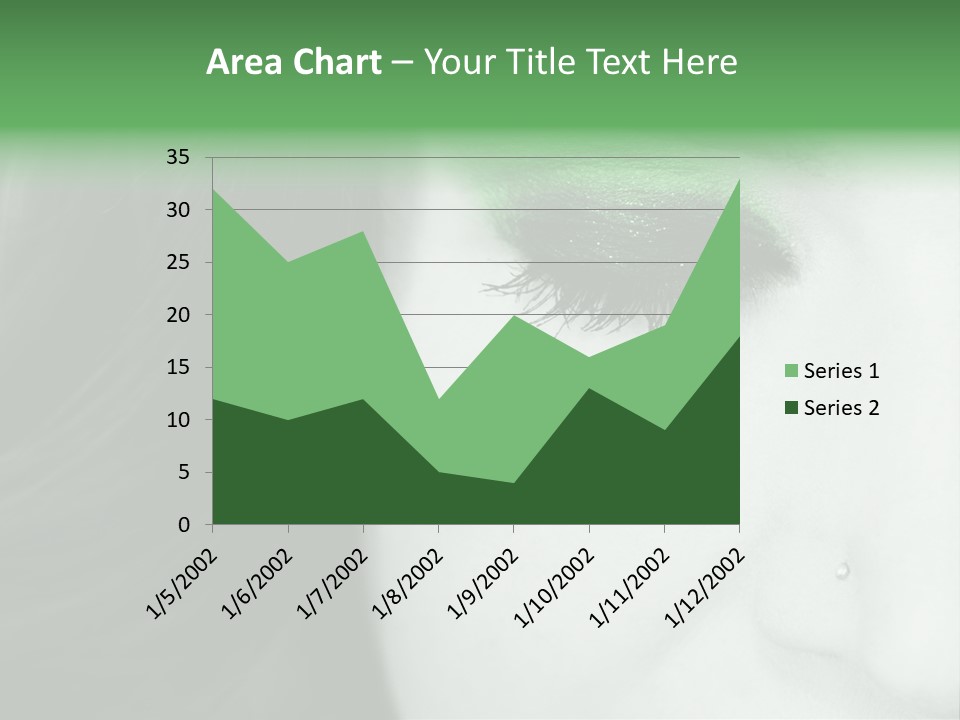 Portrait Woman Clean PowerPoint Template
